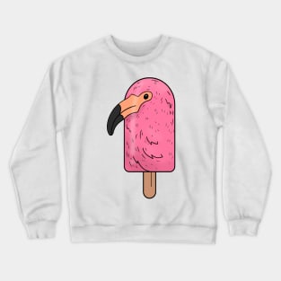 Animal Popsicle Flamingo Ice Cream Summer Gift Crewneck Sweatshirt